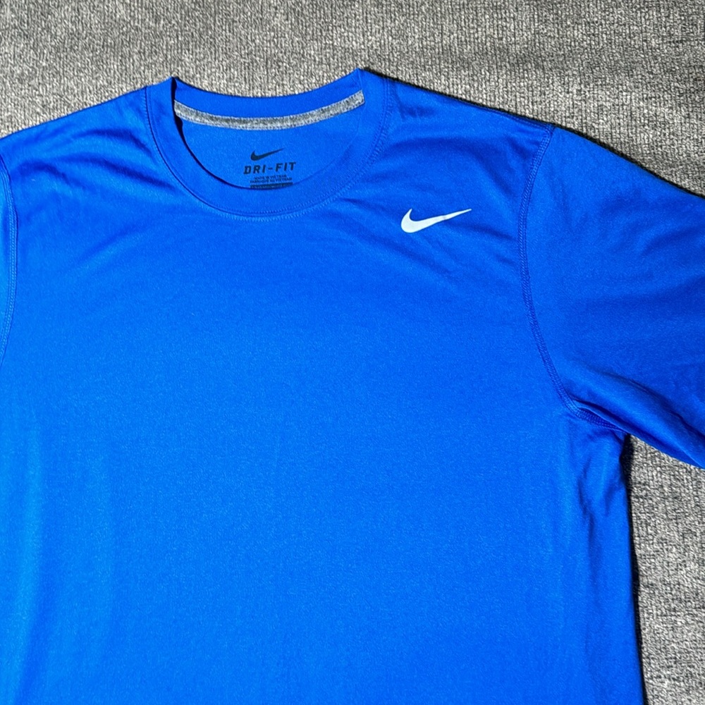 Nike Dri-Fit Blue Shirt Men’s Sz M - Picture 2 of 6